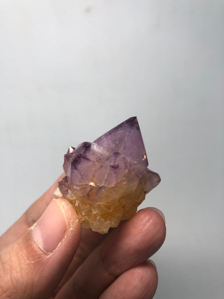 Amethyst Spirit Cactus Quartz Raw Crystals 36g