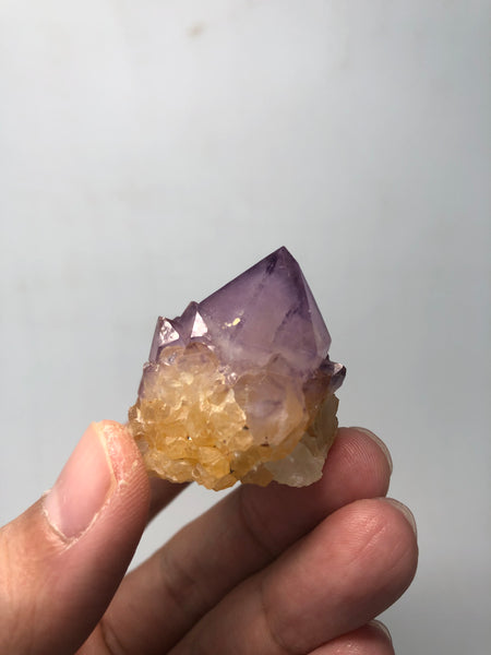 Amethyst Spirit Cactus Quartz Raw Crystals 36g