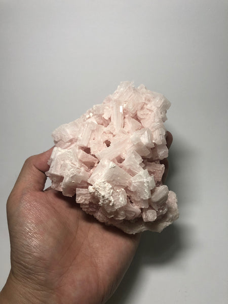 Pink Halite Raw Specimen Crystal 378g