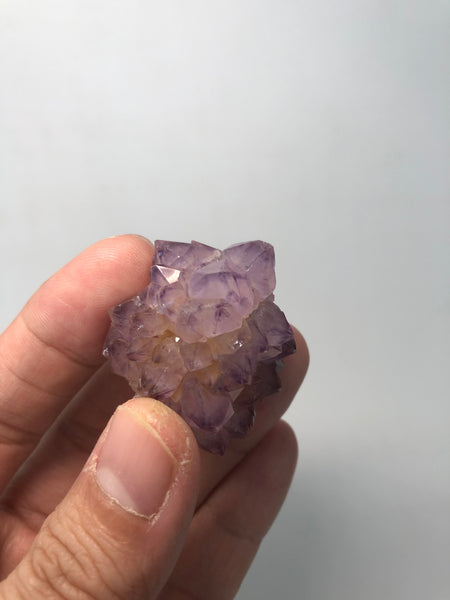 Amethyst Spirit Cactus Quartz Raw Crystals 38g