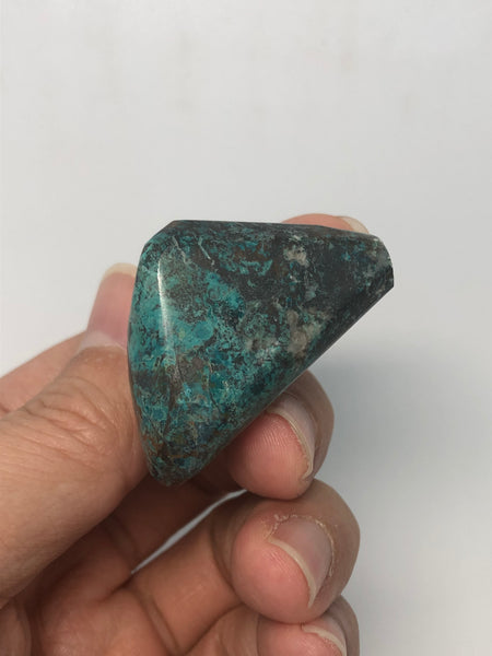 Chrysocolla with Cuprite Heterogenite and Calcite Tumbled Stones 40g