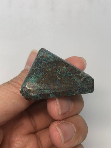 Chrysocolla with Cuprite Heterogenite and Calcite Tumbled Stones 40g