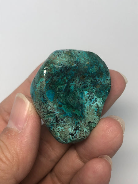 Chrysocolla with Heterogenite Tumbled Stones 40g