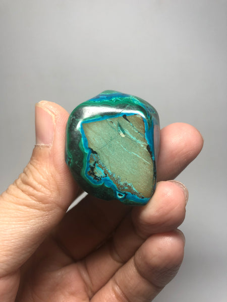 Chrysocolla Malachite with Heterogenite Raw Crystals 41g
