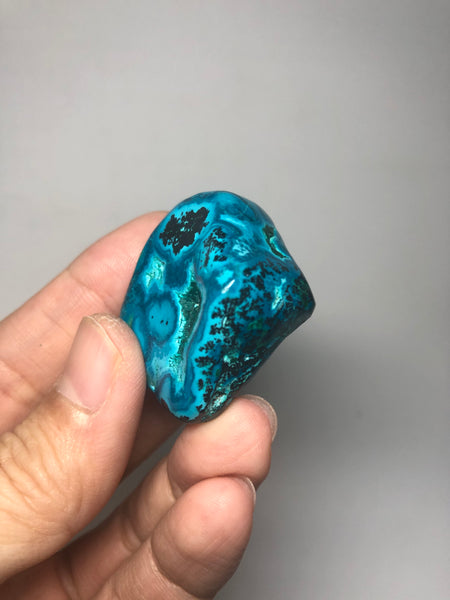 Chrysocolla Malachite with Heterogenite Raw Crystals 42g