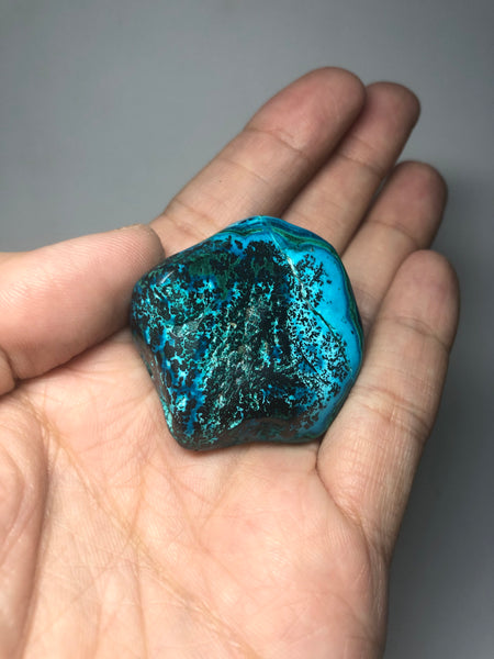 Chrysocolla Malachite with Heterogenite Raw Crystals 42g
