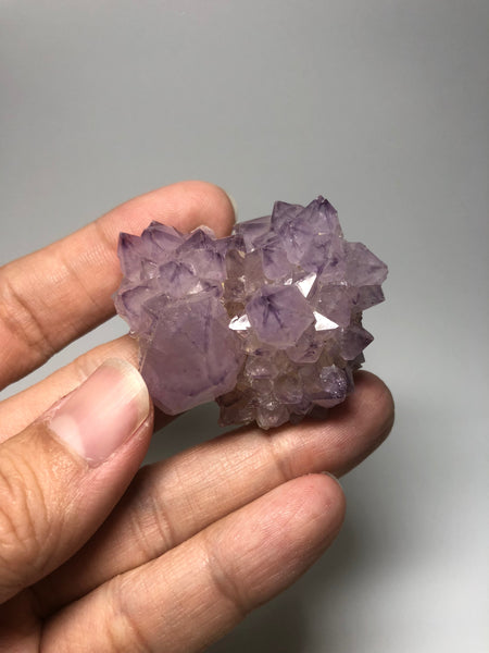 Amethyst Spirit Cactus Quartz Raw Crystals 43g