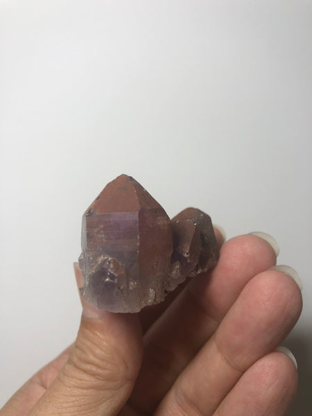 Red Amethyst Raw Crystals Cluster from Brazil 44g
