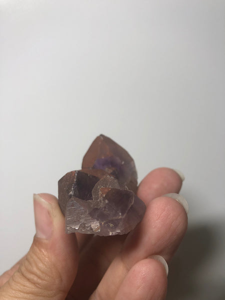 Red Amethyst Raw Crystals Cluster from Brazil 44g