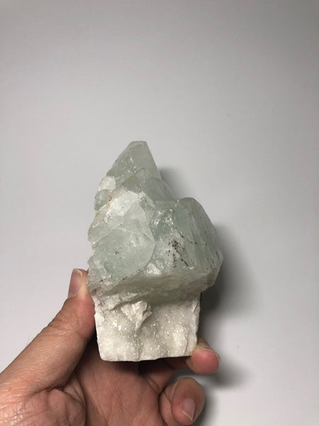 Green Apophyllite Raw Crystals Cluster 454g