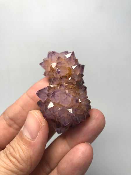 Amethyst Spirit Cactus Quartz Raw Crystals 46g