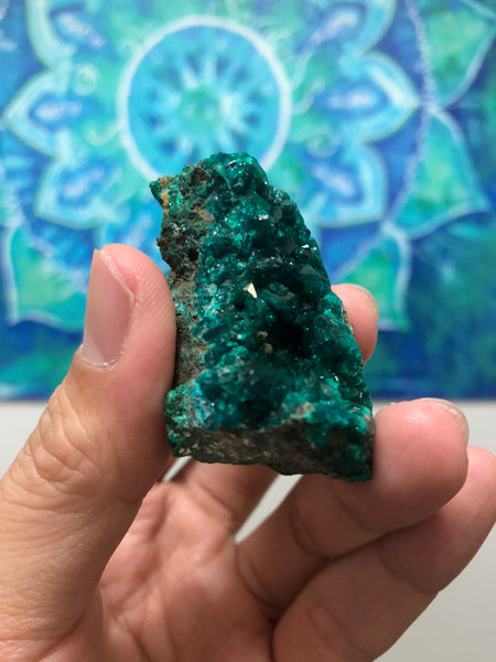 Dioptase Raw Specimen Rare 46g