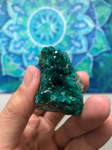 Dioptase Raw Specimen Rare 46g