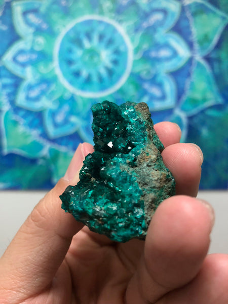 Dioptase Raw Specimen Rare 46g