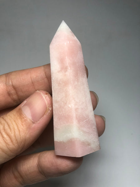 Pink Opal Crystals Point 46g