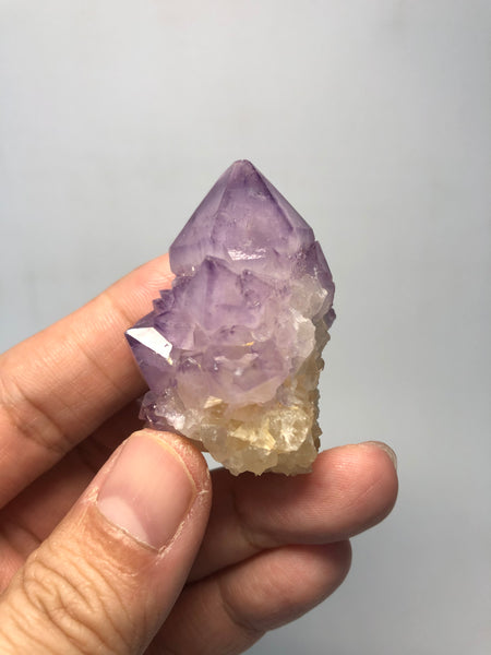 Amethyst Spirit Cactus Quartz Raw Crystals 46g