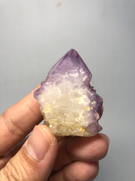 Amethyst Spirit Cactus Quartz Raw Crystals 46g