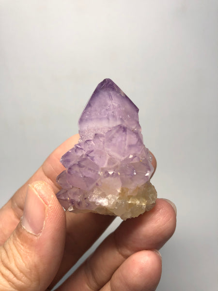 Amethyst Spirit Cactus Quartz Raw Crystals 46g