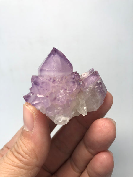 Amethyst Spirit Cactus Quartz Raw Crystals 47g