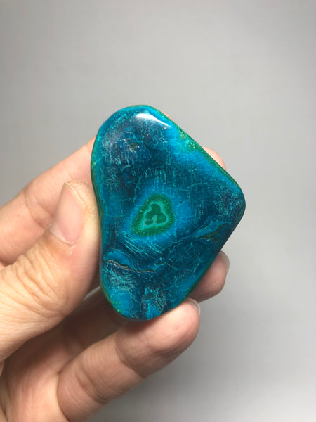 Chrysocolla Malachite with Heterogenite and Cuprite Raw Crystals 49g