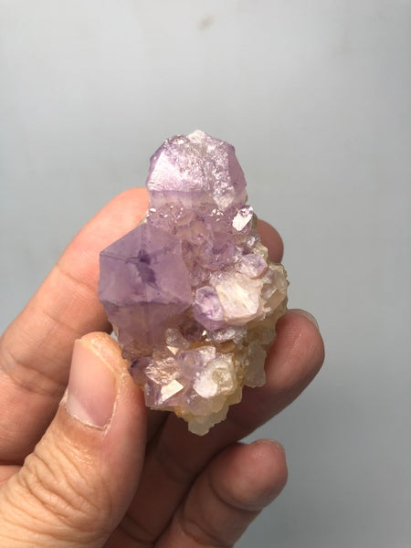 Amethyst Spirit Cactus Quartz Raw Crystals 52g