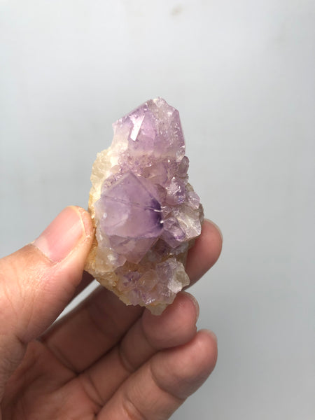 Amethyst Spirit Cactus Quartz Raw Crystals 52g