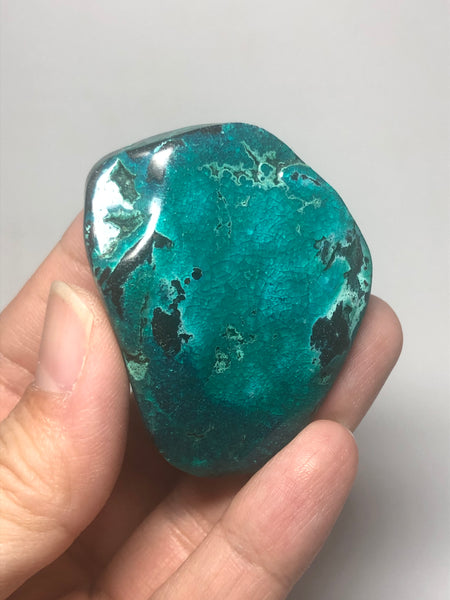Chrysocolla with Heterogenite Raw Crystals 52g