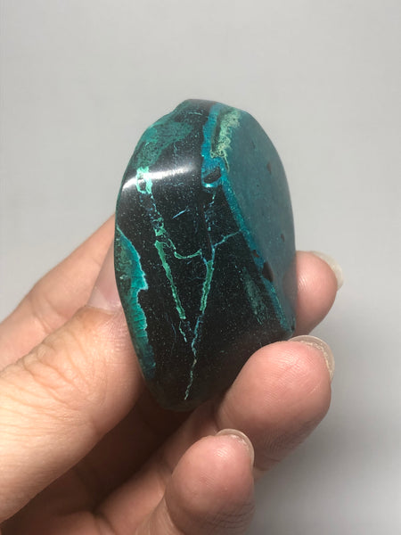 Chrysocolla with Heterogenite Raw Crystals 52g