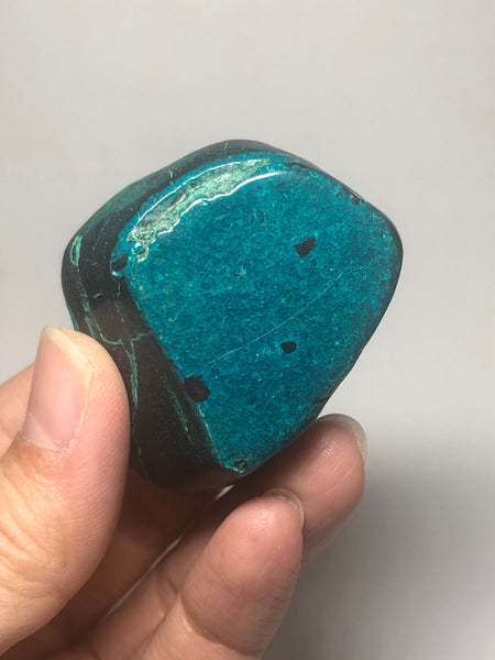 Chrysocolla with Heterogenite Raw Crystals 52g