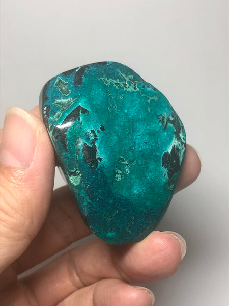 Chrysocolla with Heterogenite Raw Crystals 52g