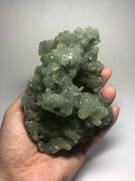 Prehnite with Epidote Raw Crystals 542g