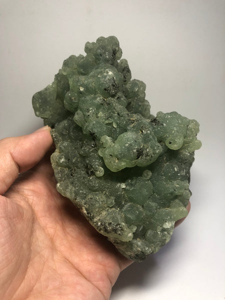 Prehnite with Epidote Raw Crystals 542g