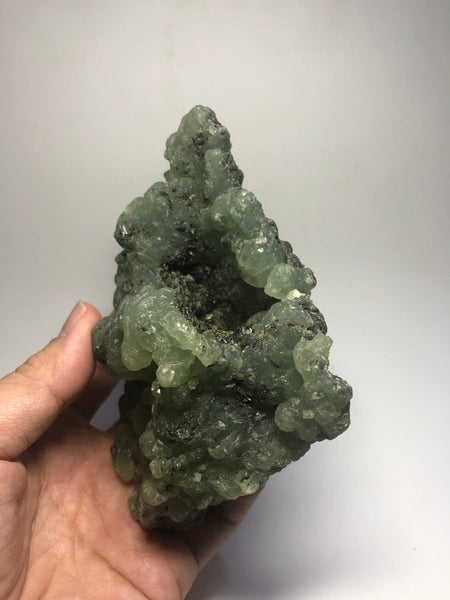 Prehnite with Epidote Raw Crystals 542g
