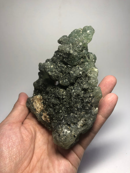 Prehnite with Epidote Raw Crystals 542g