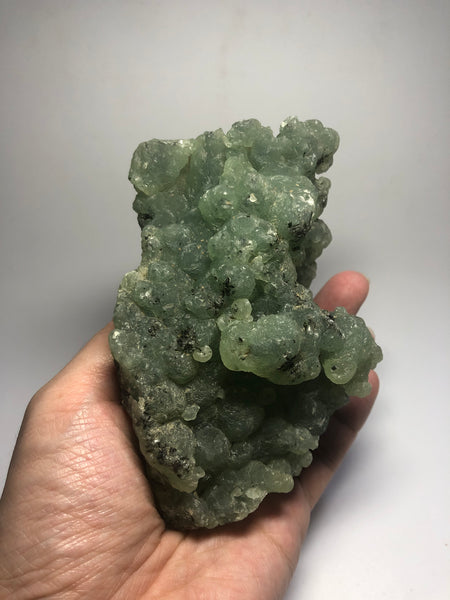 Prehnite with Epidote Raw Crystals 542g