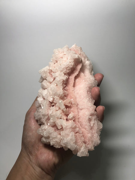 Pink Halite Raw Specimen Crystal 543g