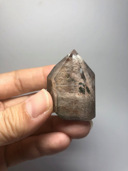 Lodolite Crystal Point (Garden Quartz) 54g