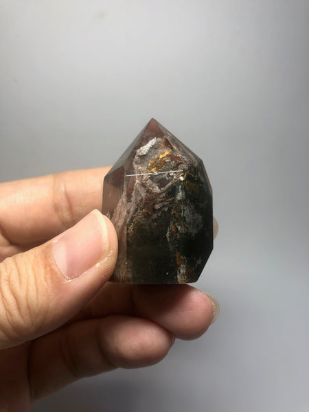 Lodolite Crystal Point (Garden Quartz) 54g