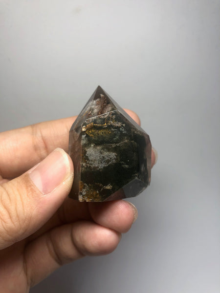 Lodolite Crystal Point (Garden Quartz) 54g
