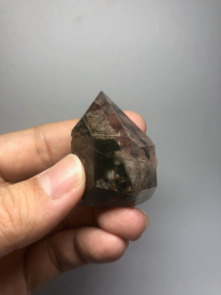 Lodolite Crystal Point (Garden Quartz) 54g