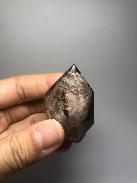 Lodolite Crystal Point (Garden Quartz) 54g