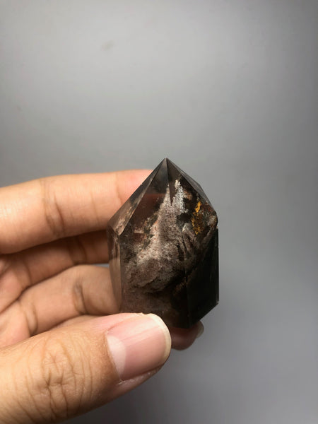 Lodolite Crystal Point (Garden Quartz) 54g