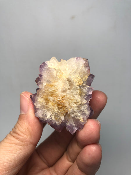 Amethyst Spirit Cactus Quartz Raw Crystals 56g