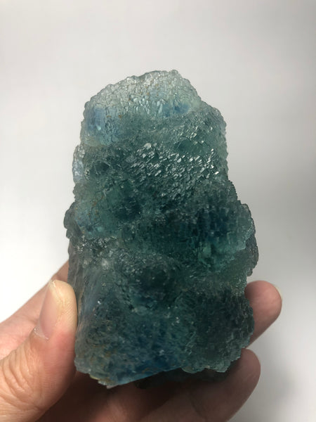 Blue Green Ladder Step Fluorite Raw Crystals 577g
