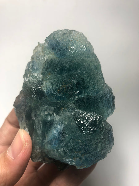 Blue Green Ladder Step Fluorite Raw Crystals 577g
