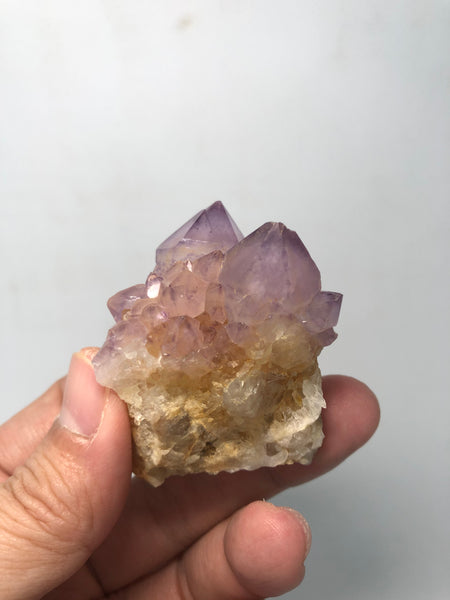 Amethyst Spirit Cactus Quartz Raw Crystals 57g