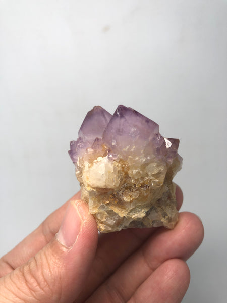 Amethyst Spirit Cactus Quartz Raw Crystals 57g