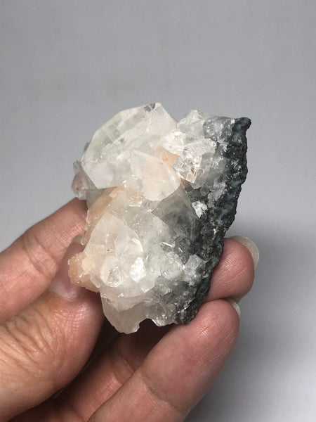 Apophyllite with Stilbite Raw Crystals 57g