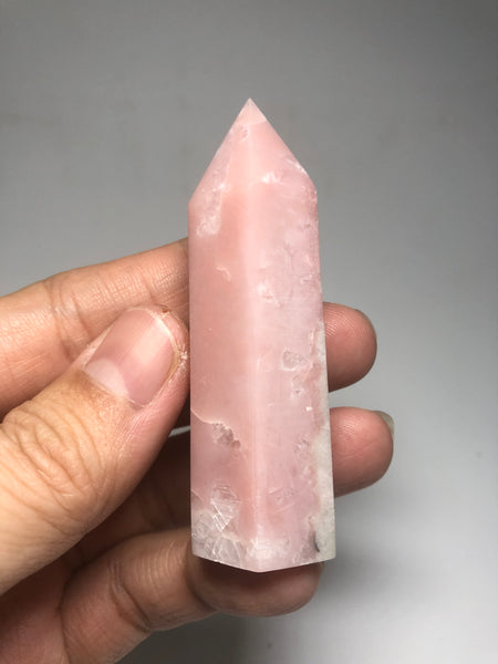 Pink Opal Crystals Point 57g