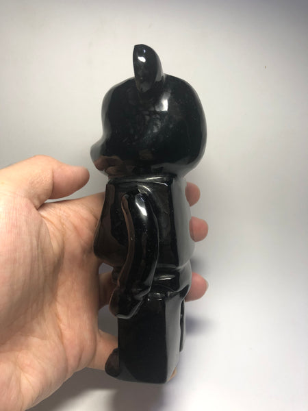 Bearbrick Obsidian Raw Crystals 580g